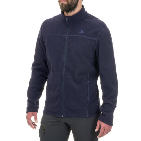 Decathlon Quechua Jaket Fleece Hiking Gunung MH1210 Rekomendasi - Navy 1